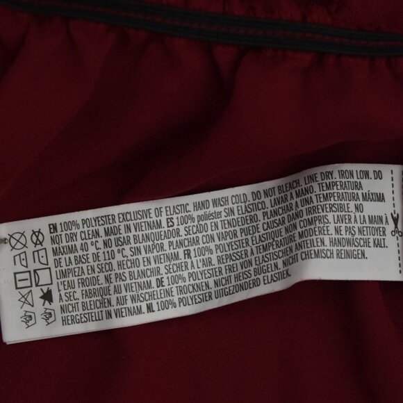 Forever 21 Plus Blouse Womens 1X Surplice Peplum Tie Front Long Sleeve - Picture 4 of 6